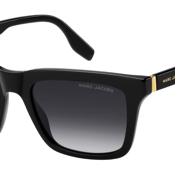 NWOT Marc Jacobs Black Sunglasses w/ Case and Glasses Cloth main image 9
